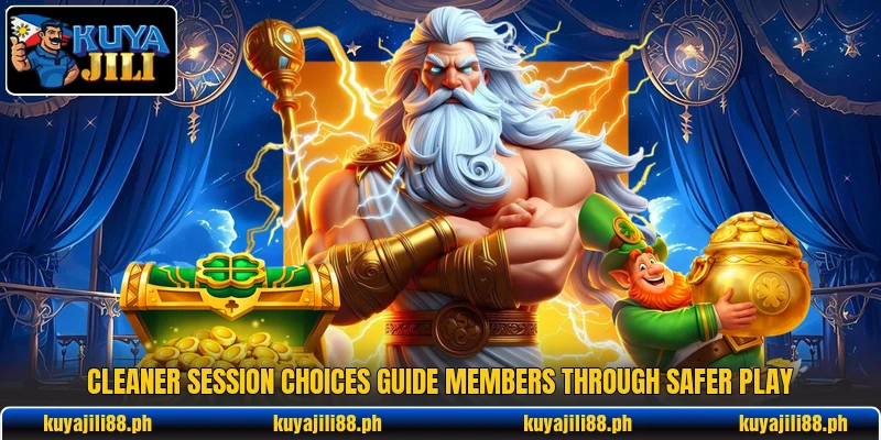 Cleaner session choices guide members through safer play Cleaner session choices guide members through safer play