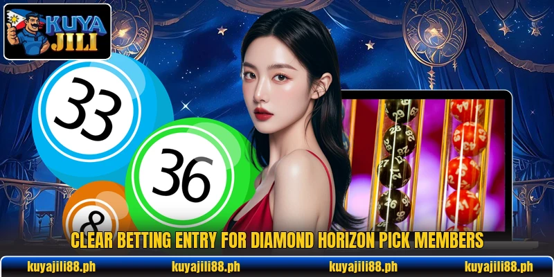 Clear betting entry for Diamond Horizon Pick members