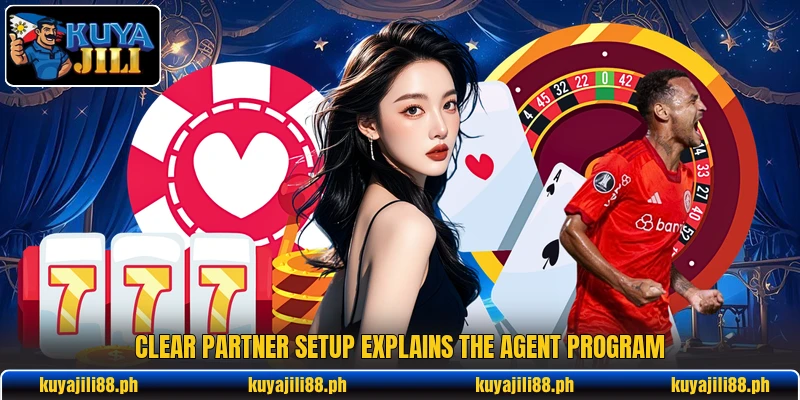 Clear partner setup explains the agent program Clear partner setup explains the agent program
