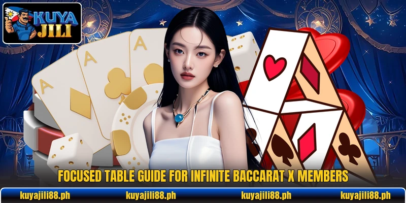 Focused table guide for Infinite Baccarat X members Focused table guide for Infinite Baccarat X members
