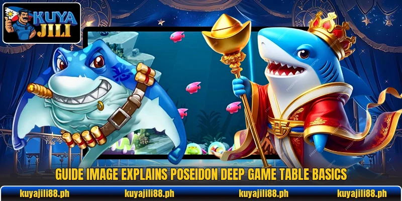 Guide image explains Poseidon Deep Game table basics Guide image explains Poseidon Deep Game table basics