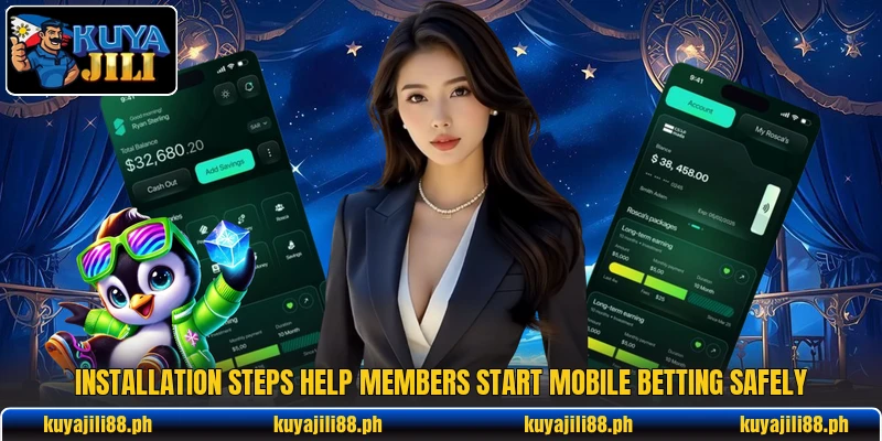 Installation steps help members start mobile betting safely Installation steps help members start mobile betting safely