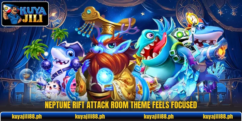 Neptune Rift Attack room theme feels focused