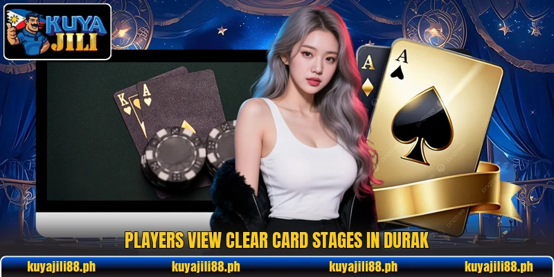 Players view clear card stages in durak Players view clear card stages in durak