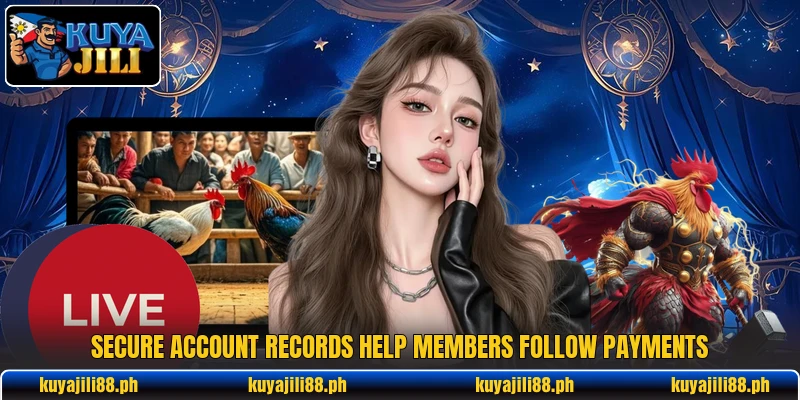 Secure account records help members follow payments Secure account records help members follow payments